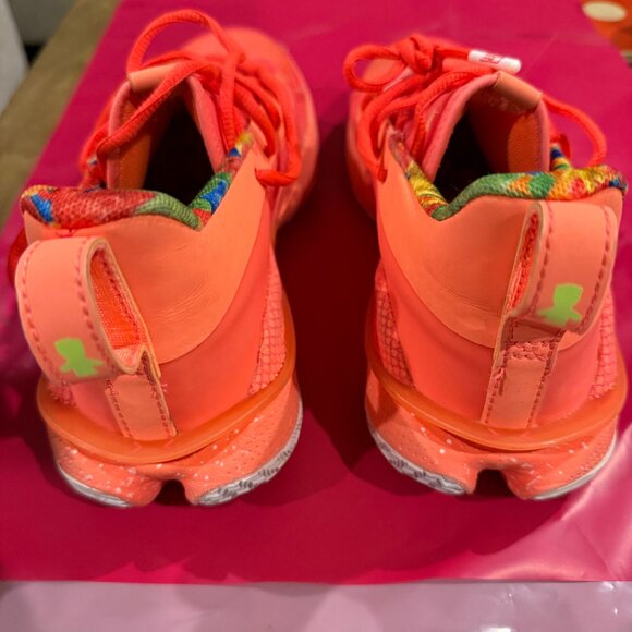 Under Armour Curry 7 x Sour Patch Kids Peach Plasma 3021258-603 Men Size 7 RARE